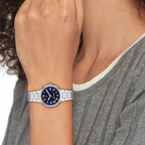 Tommy Hilfiger Ladies Becca Dark Blue Dial Bracelet Watch