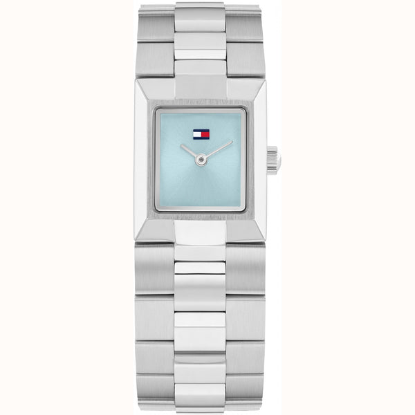 Tommy Hilfiger Ladies Blue Square Dial Bracelet Watch
