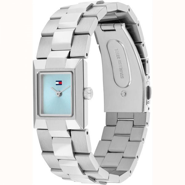 Tommy Hilfiger Ladies Blue Square Dial Bracelet Watch