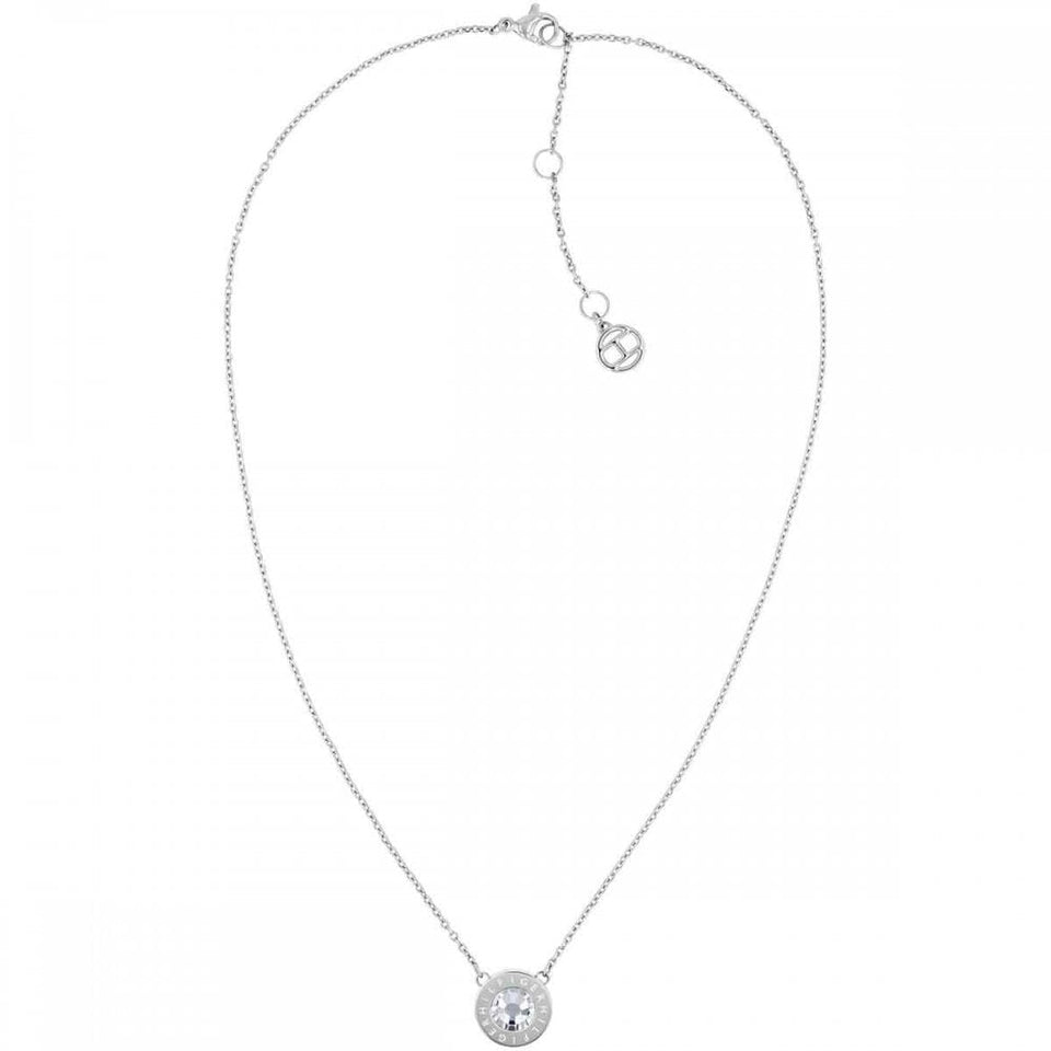 Tommy Hilfiger Ladies Casual Circle Stone Set Necklace