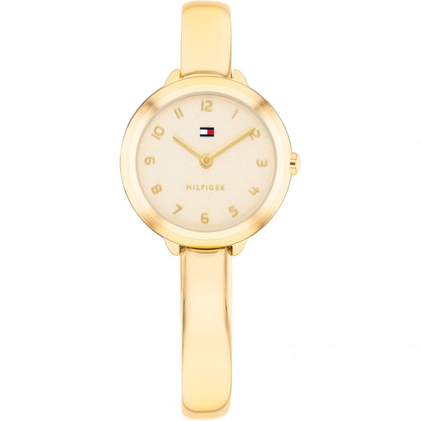 Tommy Hilfiger Ladies Demi Gold Plated Bangle Watch