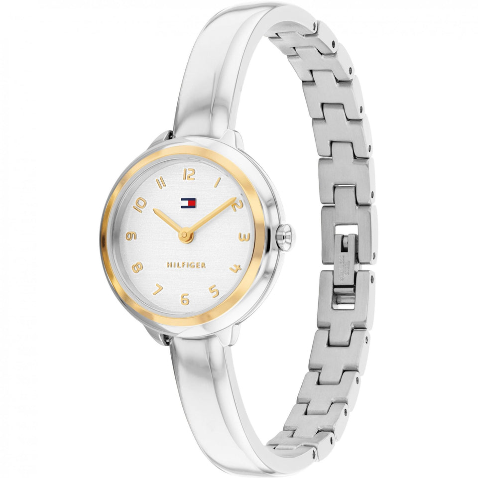 Tommy Hilfiger Ladies Demi Two Tone Bangle Watch