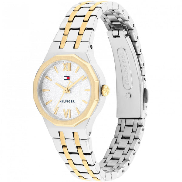 Tommy Hilfiger Ladies Mackenzie Two Tone Octagonal Dial Watch
