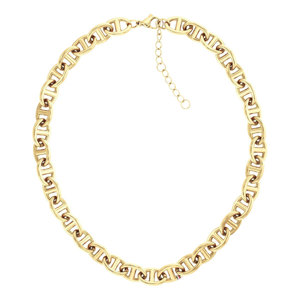 Tommy Hilfiger Ladies Marina Gold Tone Link Necklace