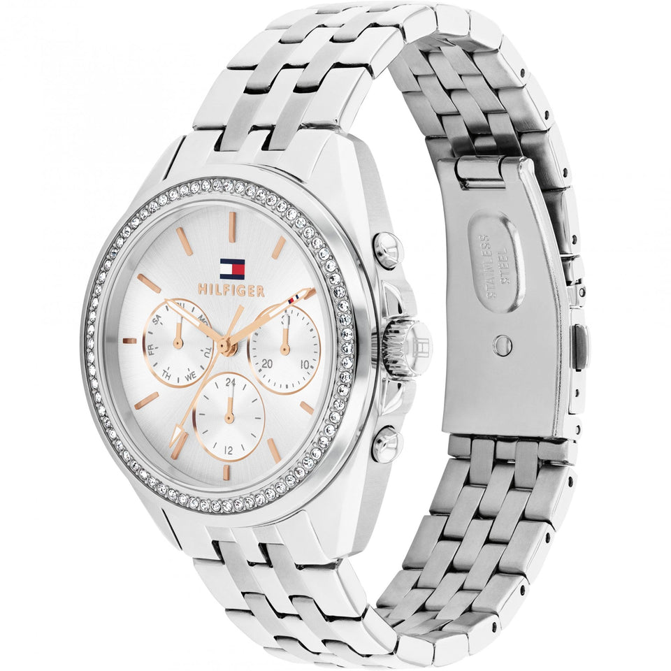 Tommy Hilfiger Ladies Mellie 36mm Stone Set Bracelet Watch