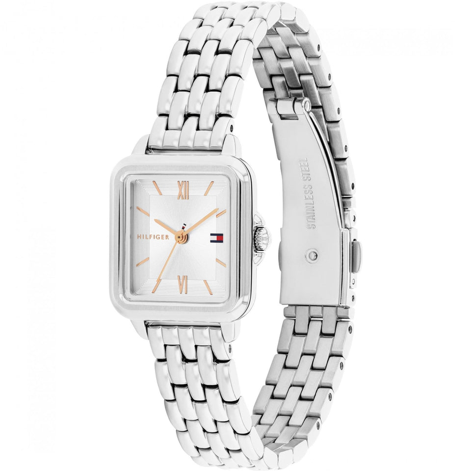 Tommy Hilfiger Ladies Mia Square Dial 24mm Bracelet Watch