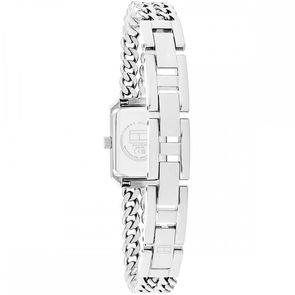 Tommy Hilfiger Ladies Sarah Rectangular Double Chain Bracelet Watch