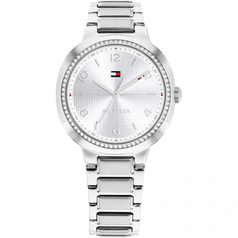 Tommy Hilfiger Ladies Savannah 32mm Stone Set Bracelet Watch