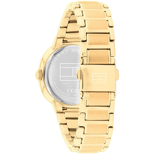 Tommy Hilfiger Ladies Savannah Stone Set Gold Plated Watch