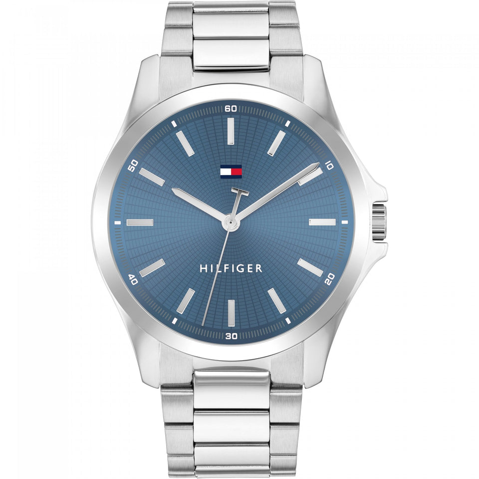 Tommy Hilfiger Men's Blue Dial 43mm Bracelet Watch