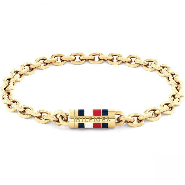 Tommy Hilfiger Men's Bruce Gold Plated Chain Bracelet