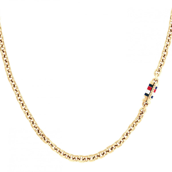 Tommy Hilfiger Men's Bruce Gold Toned Chain Necklace
