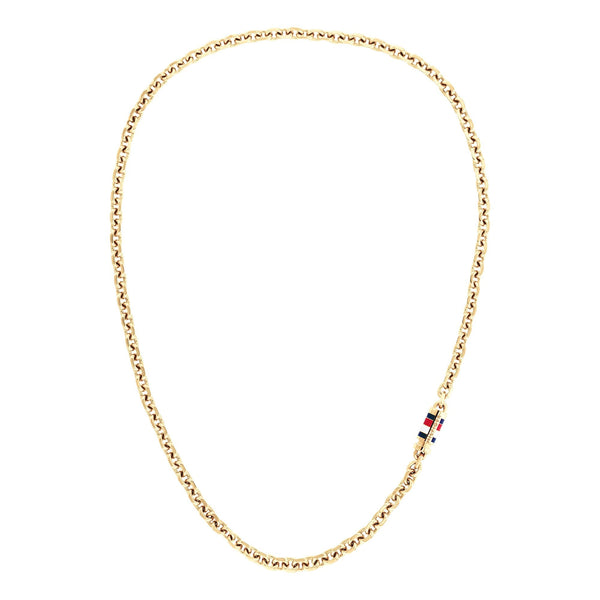 Tommy Hilfiger Men's Bruce Gold Toned Chain Necklace