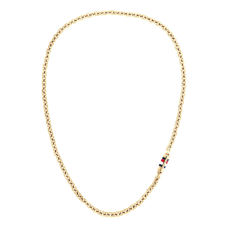Tommy Hilfiger Men's Bruce Gold Toned Chain Necklace