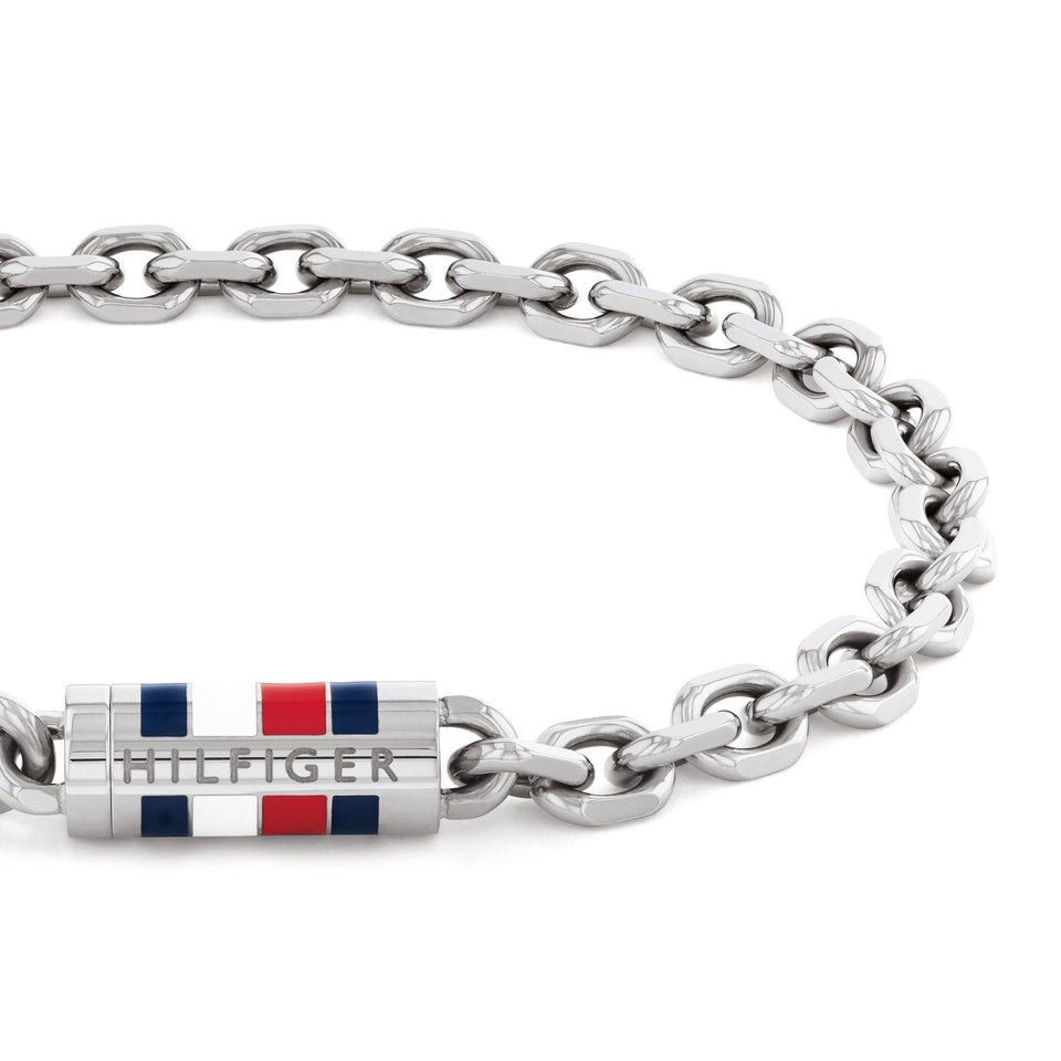 Tommy Hilfiger Men's Bruce Stainless Steel Chain Bracelet