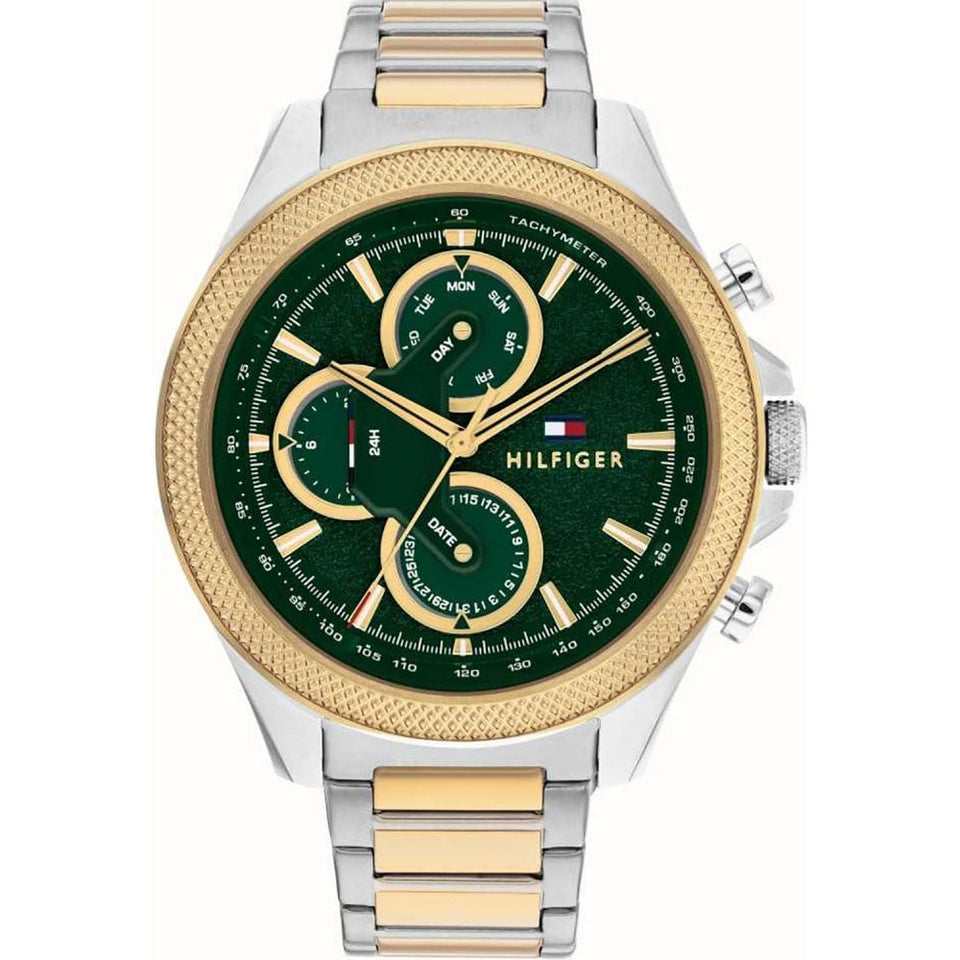 Tommy Hilfiger Men's Clark 46mm Two-Tone Stainless Steel Watch