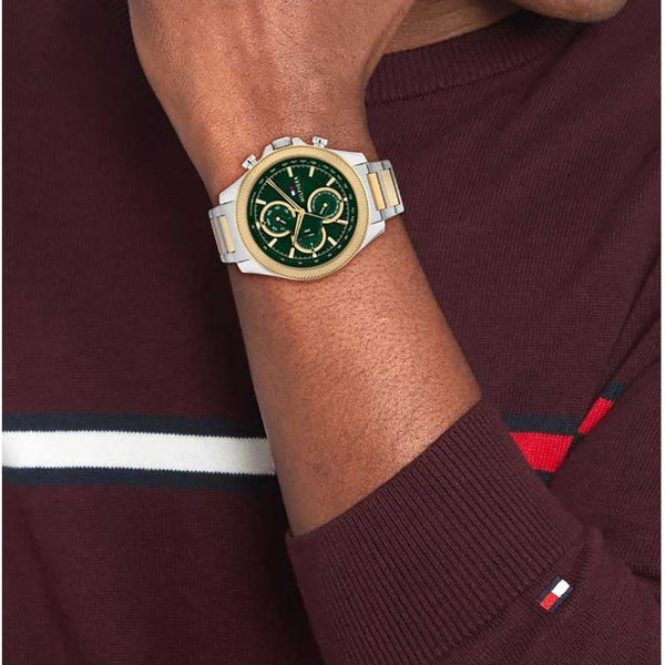 Tommy Hilfiger Men's Clark 46mm Two-Tone Stainless Steel Watch