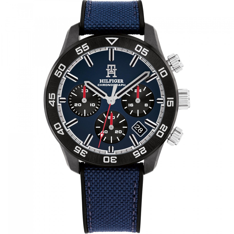 Tommy Hilfiger Men's Dark Blue 42mm Chronograph Watch