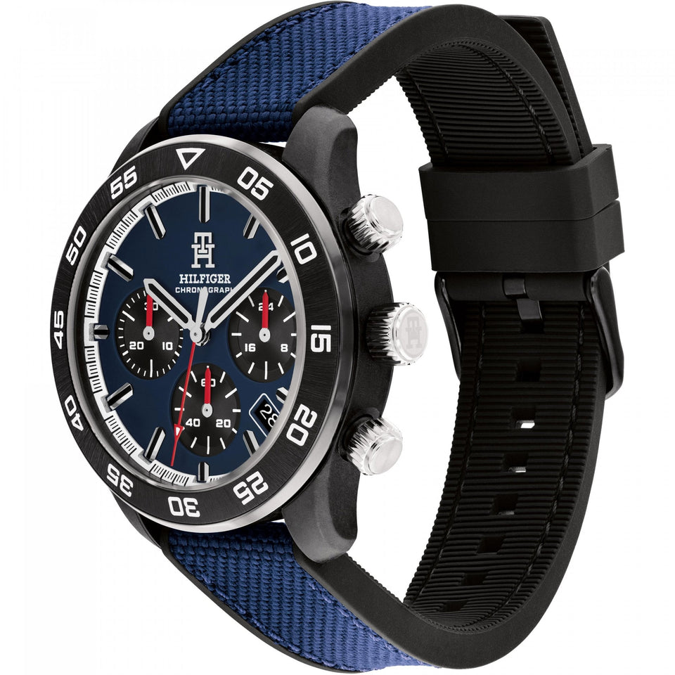 Tommy Hilfiger Men's Dark Blue 42mm Chronograph Watch