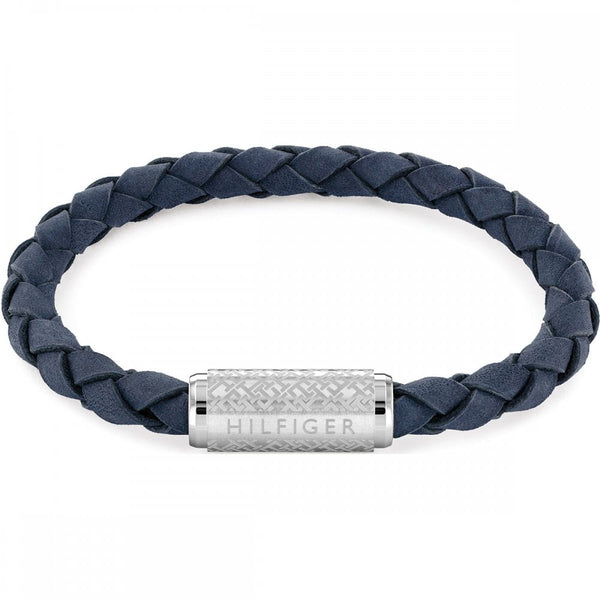 Tommy Hilfiger Men's Explore the Braid Navy Blue Bracelet