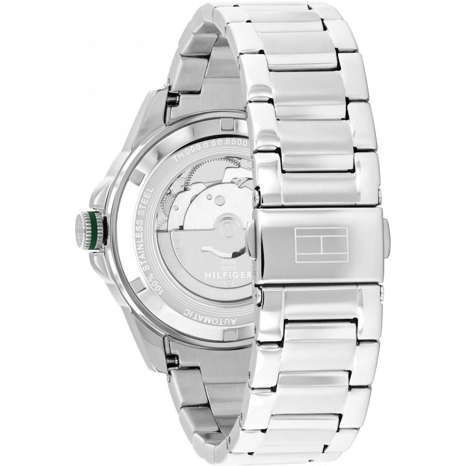Tommy Hilfiger Men's Green Dial 42mm Automatic Watch