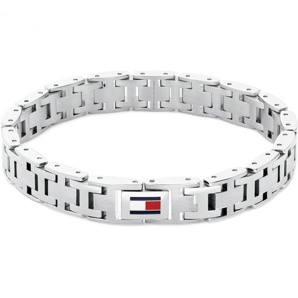 Tommy Hilfiger Men's H-Link Stainless Steel Chain Bracelet