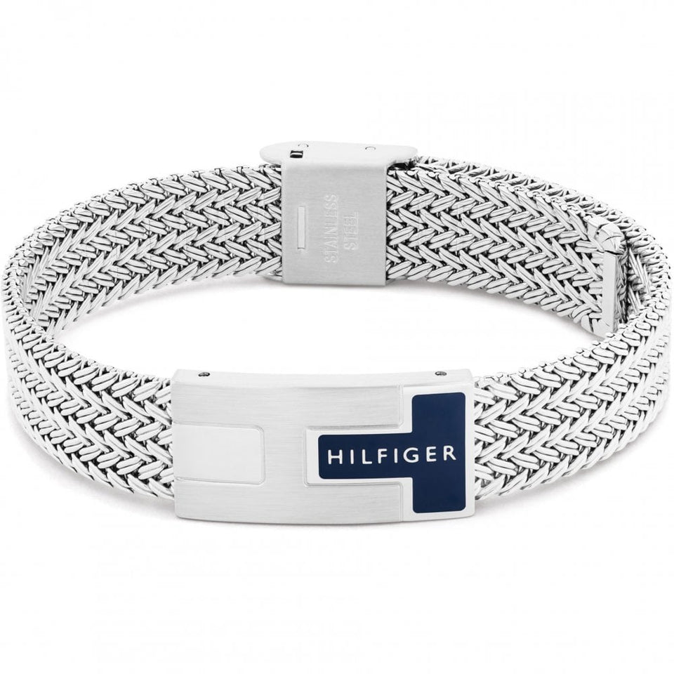 Tommy Hilfiger Men's Nautical Mesh Stainless Steel Bracelet