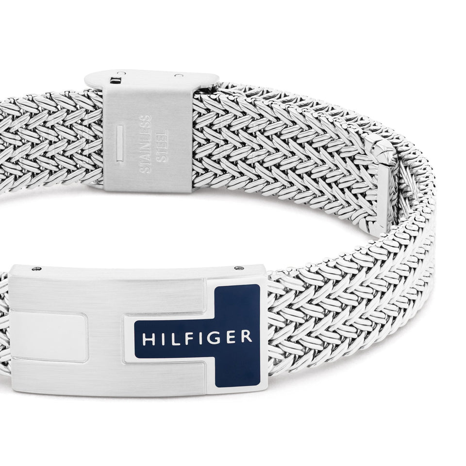 Tommy Hilfiger Men's Nautical Mesh Stainless Steel Bracelet