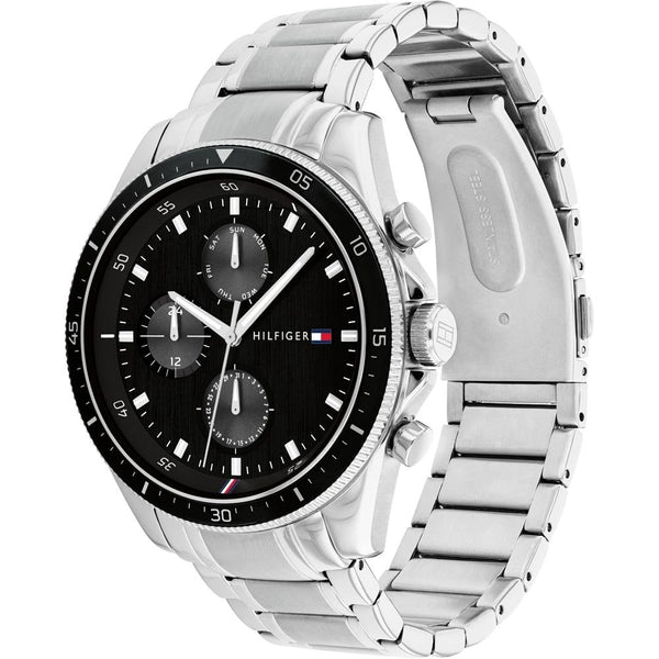 Tommy Hilfiger Men's Parker 44mm Black Dial Bracelet Watch