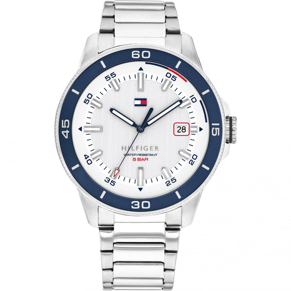 Tommy Hilfiger Men's Remy White Dial 43mm Bracelet Watch