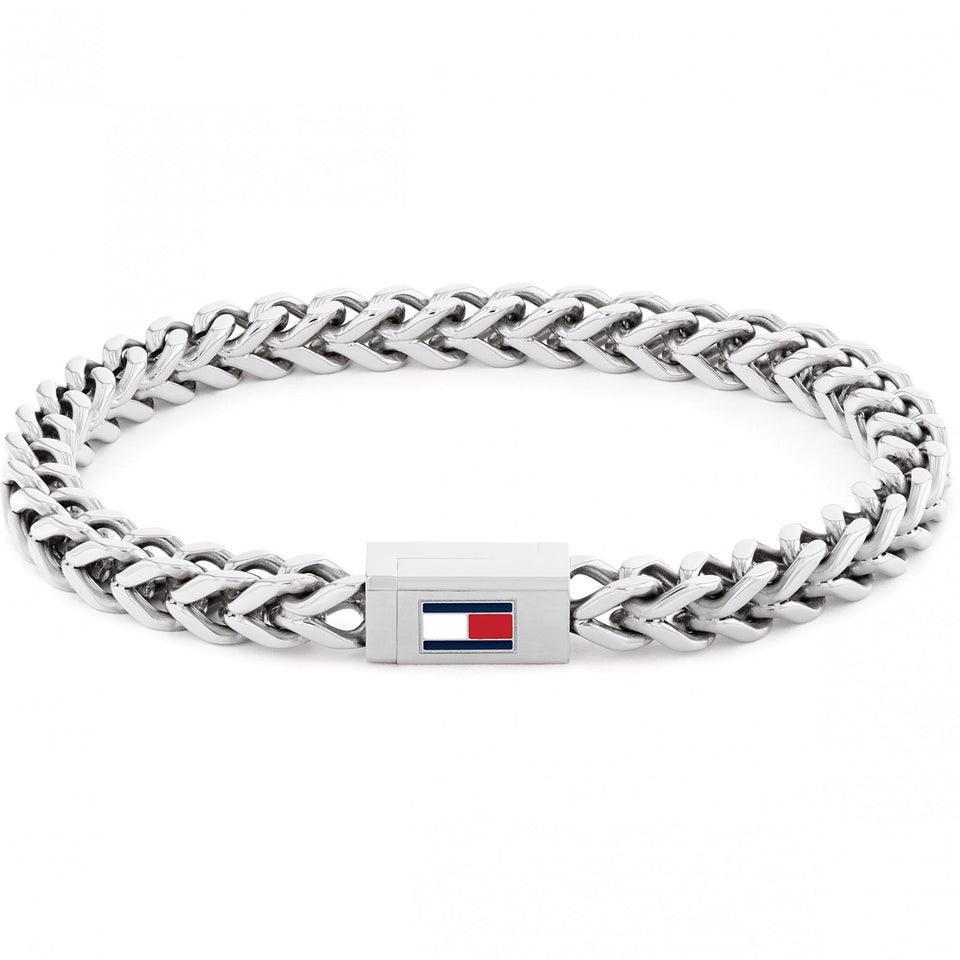 Tommy Hilfiger Men's Stainless Steel Braided Chain Bracelet