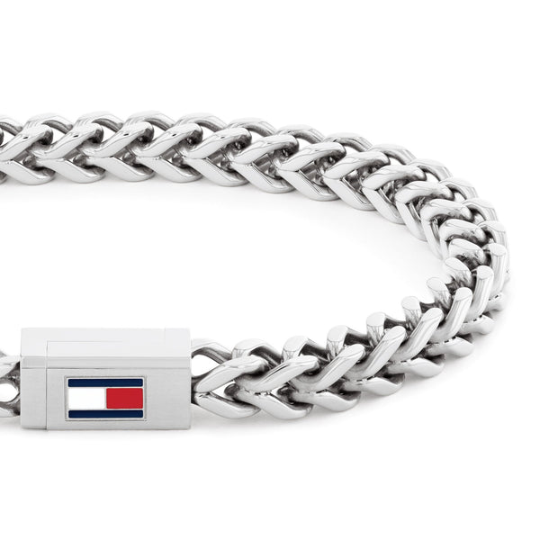Tommy Hilfiger Men's Stainless Steel Braided Chain Bracelet