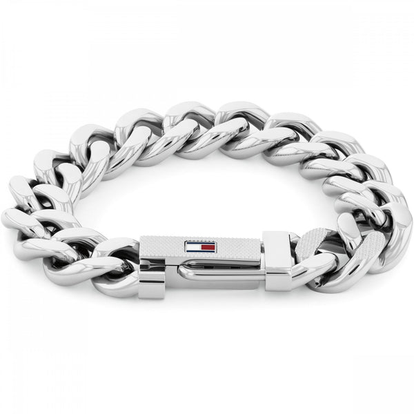 Tommy Hilfiger Men's Stainless Steel Curb Link Bracelet