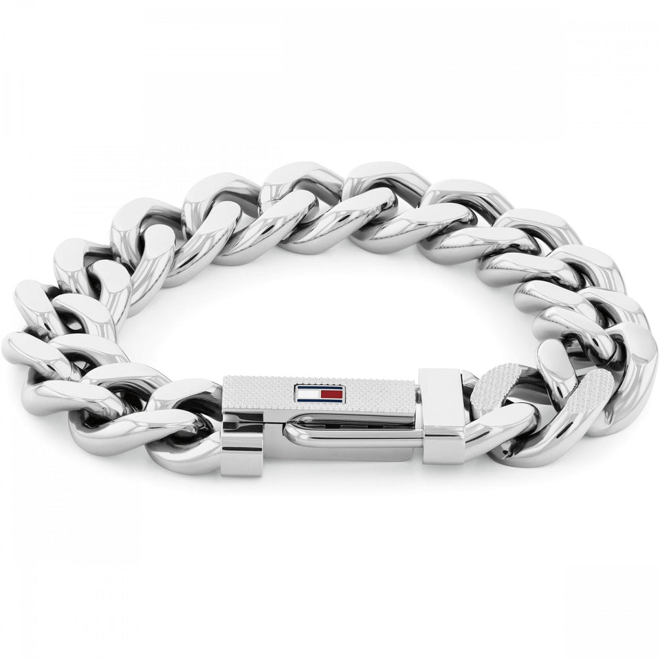 Tommy Hilfiger Men's Stainless Steel Curb Link Bracelet