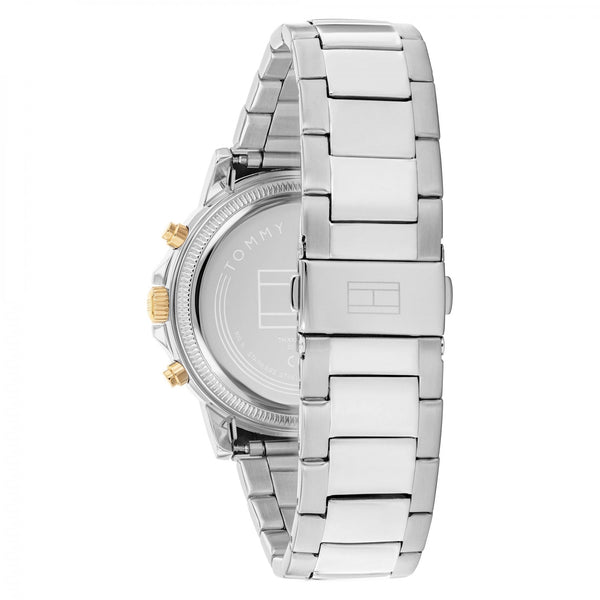 Tommy Hilfiger Men's Stewart Gold Plated Green Dial Bracelet Watch