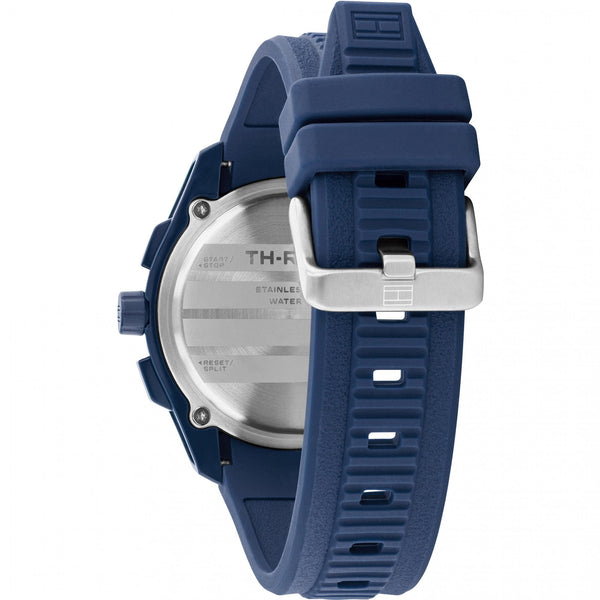 Tommy Hilfiger Men's TH-Regatta Blue Dial Silicone Strap Watch