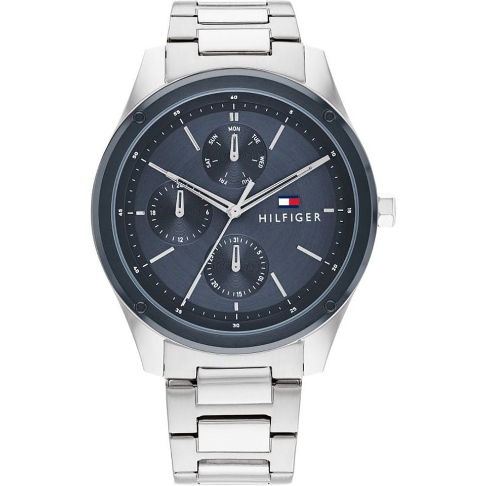 Tommy Hilfiger Men's Tyler 43mm Blue Dial Bracelet Watch
