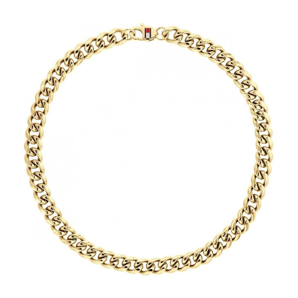 Tommy Hilfiger Men's Wild Gold Plated Curb Chain Necklace