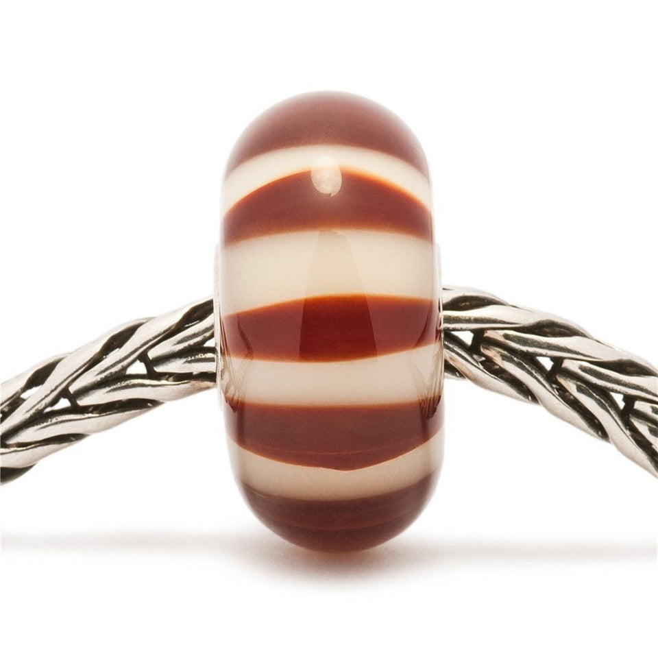 Trollbeads Chocolate Stripe Bead
