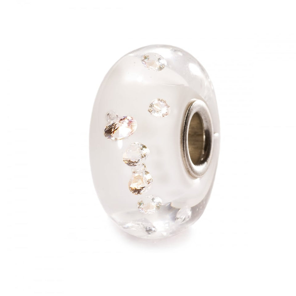 Trollbeads Diamond White Bead