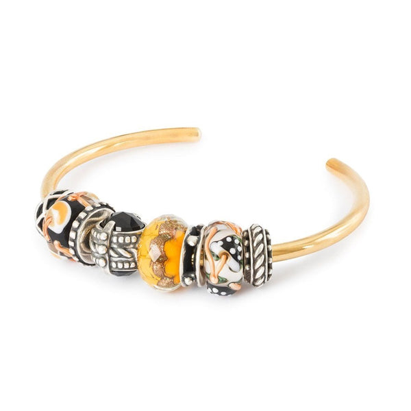 Trollbeads Golden Trace Bead
