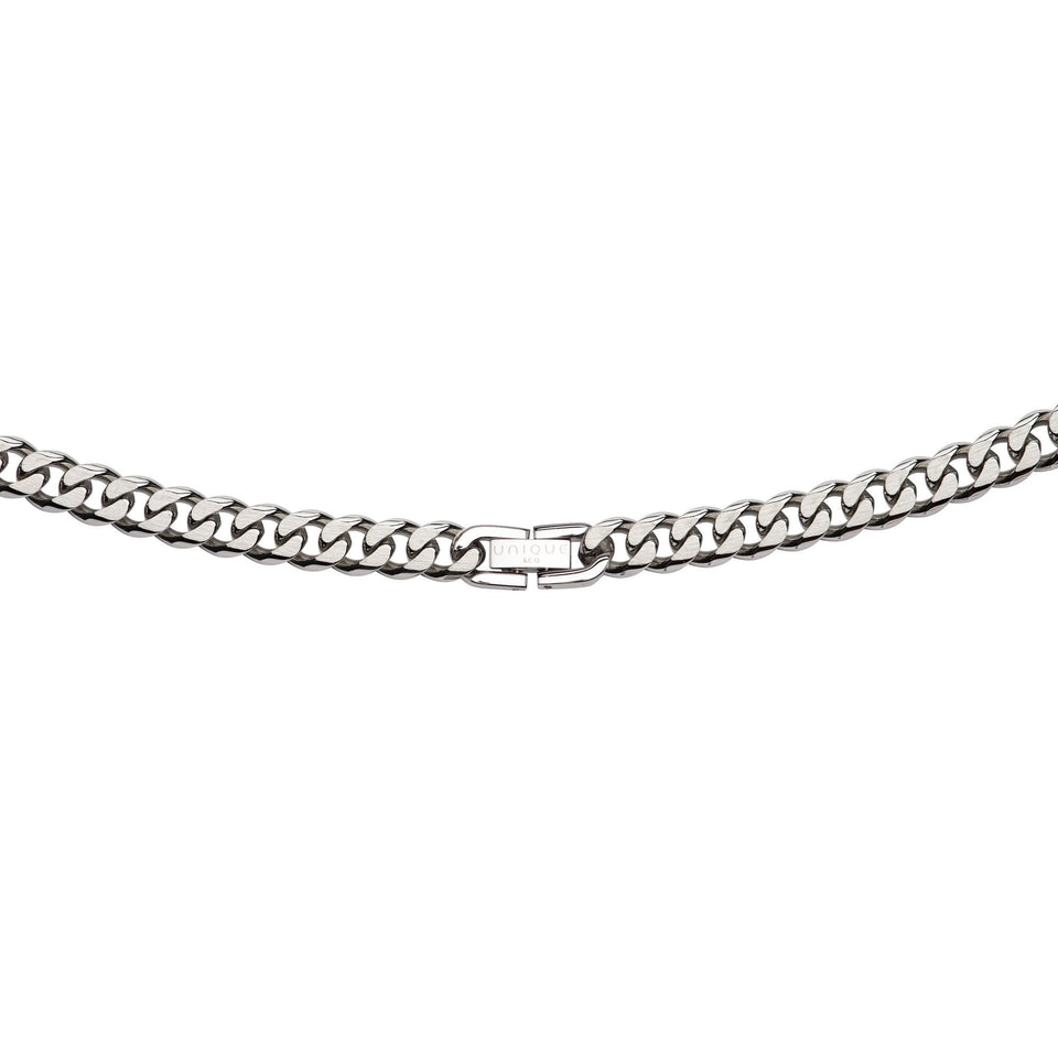 Unique & Co Gent's Stainless Steel Curb Link Chain Necklace