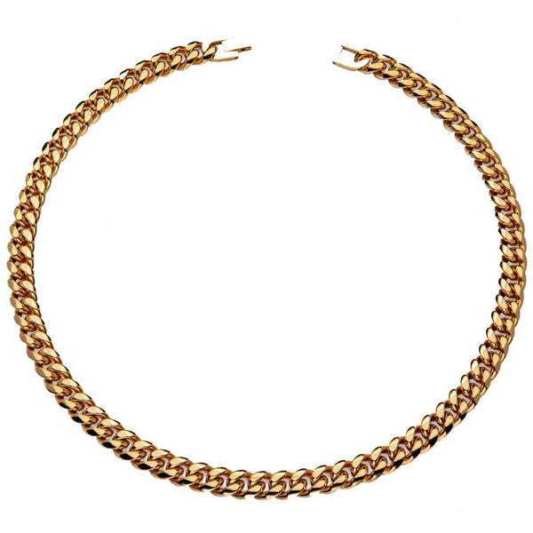 Unique & Co Men's Gold Plated Curb Chain Necklace