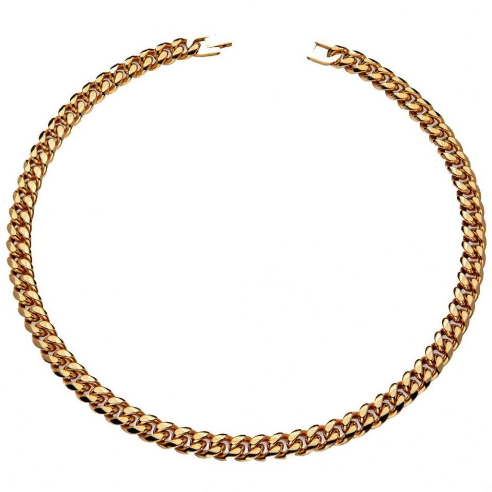 Unique & Co Men's Gold Plated Curb Chain Necklace