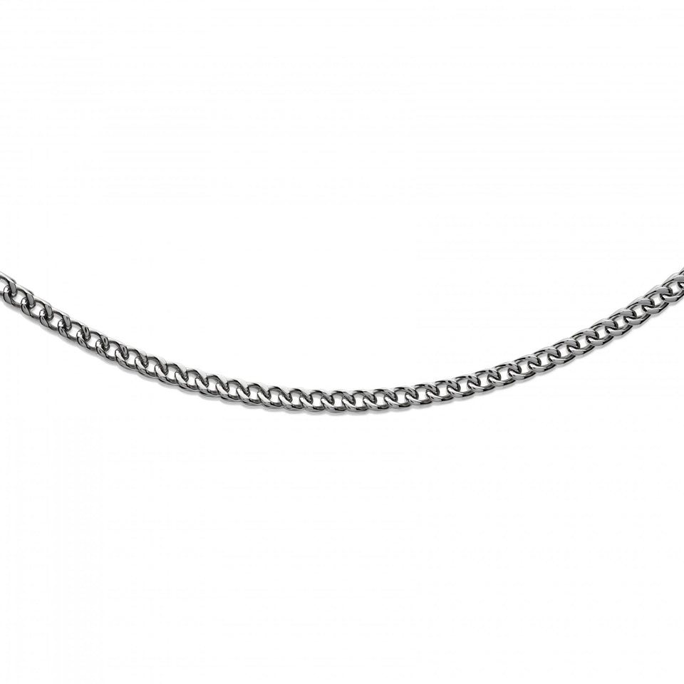 Unique & Co Men's Polished Stainless Steel 55cm Chain Necklace