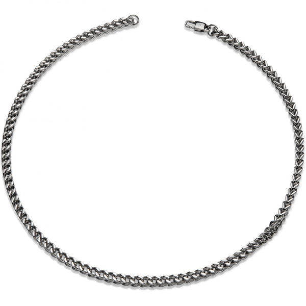 Unique & Co Men's Polished Stainless Steel 55cm Chain Necklace