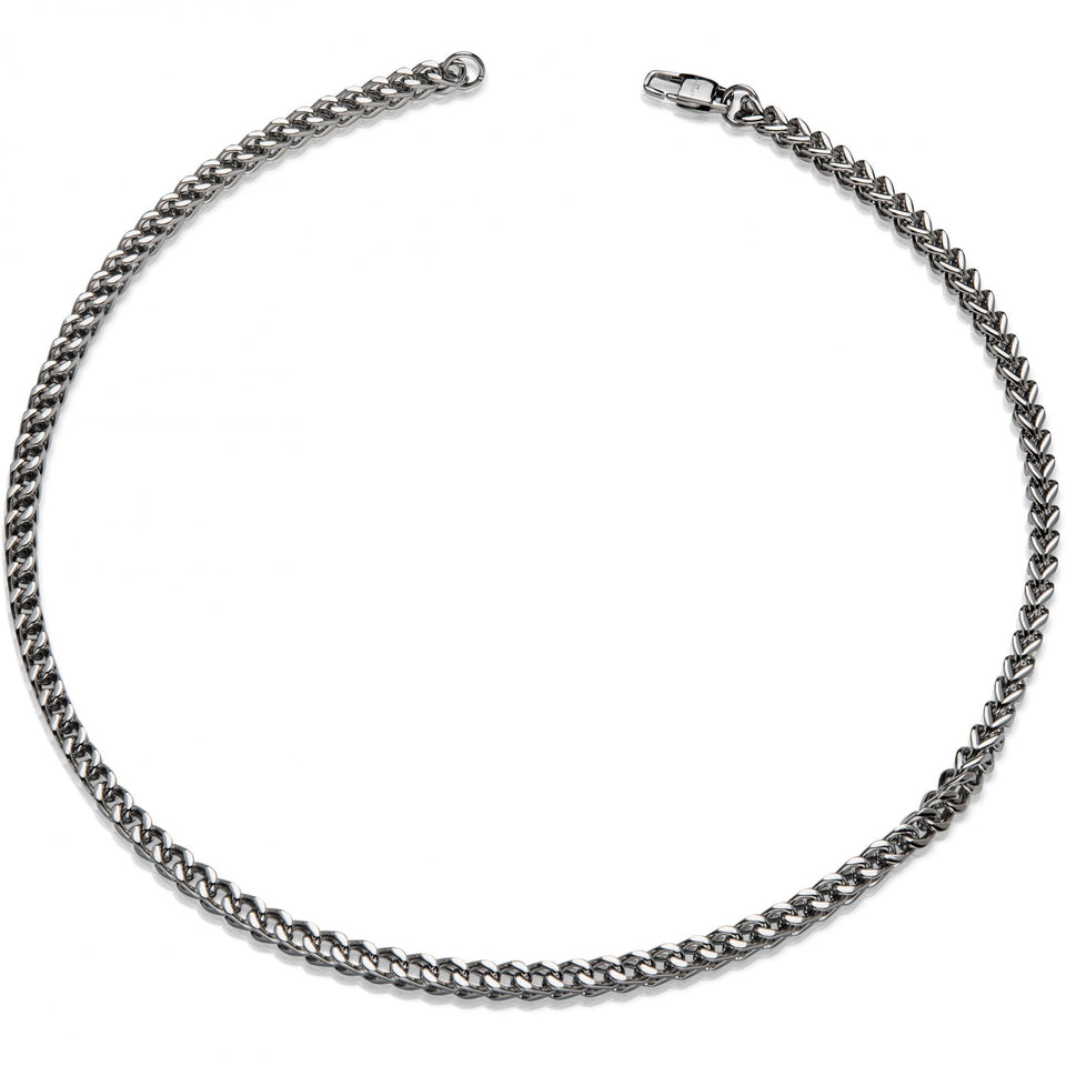 Unique & Co Men's Polished Stainless Steel 55cm Chain Necklace