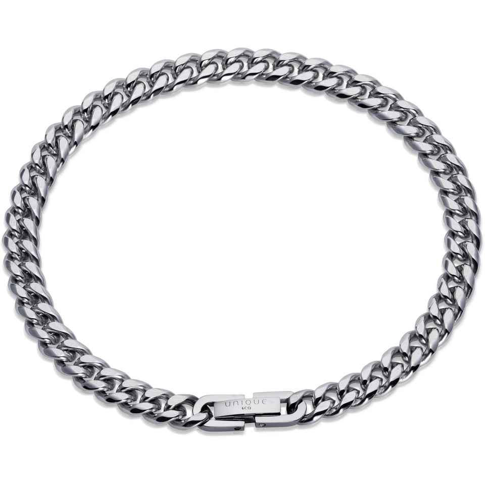 Unique & Co Men's Stainless Steel Matte 6mm Bracelet
