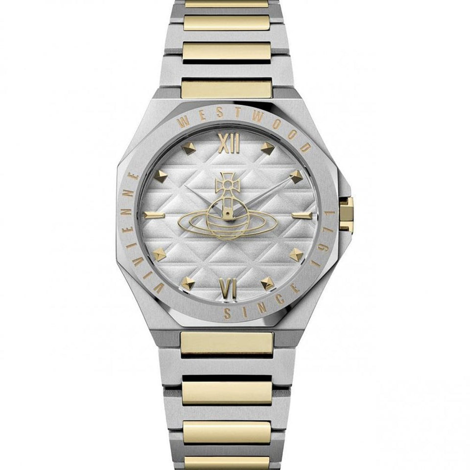 Vivienne Westwood Ladies Aldgate 35mm Two Tone Bracelet Watch