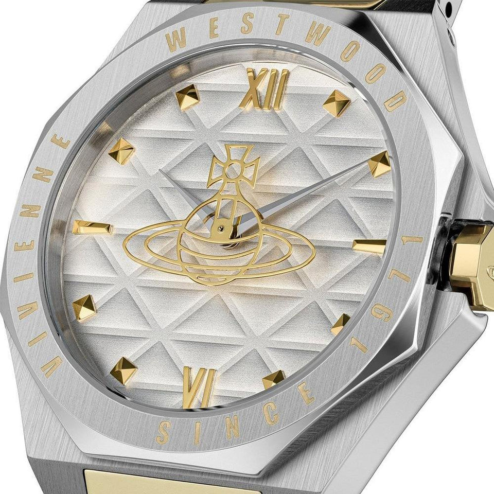 Vivienne Westwood Ladies Aldgate 35mm Two Tone Bracelet Watch